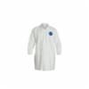 DuPont™ Tyvek® 400 Lab Coat, Elastic Wrists, Snap Front, White, LG, 30/cs
