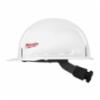Milwaukee Front Brim Unvented Hard Hat Class E with 4 PT Ratcheting (SM Logo)
