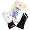 DiVal Ansell Class 0 Electrical Glove Kit, Black, 10