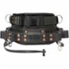 Buckingham Adjustable Short Back Belt, Black, XL