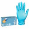 Economy Disposable Nitrile Gloves, 3.5 mil, Powder-Free, Blue, SM