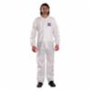 Ansell AlphaTec® 1500 Series Coverall with Elasticated Waist, Wrist, and Ankles, White, Extra Large