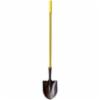 Nupla® Round Point Shovel, 14 Gauge Steel Blade, Fiberglass, 48" Handle
