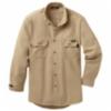 Workrite® FR Long Sleeve Work Shirts w/ Button Down Front, 8.4 cal/cm2, Khaki, XL