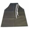 Medium Weight Hycar Bib Apron w/ Neck & Waist Ties, Black, 24" x 45"