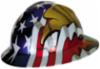 V-Gard® Full Brim Hard Hat w/ American Flag Eagles