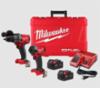 Milwaukee M18 2-tool combo kit 1/2" drill and 1/4" impact