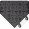 Wearwell ErgoDeck Max Diamond Plate Mat, Black, 7/8" Thickness, 1-1/2" x 1-1/2"