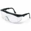 TK1 Series Black Safety Glasses w/ Clear Lens, Duramass® Scratch Resistant Coating