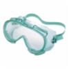 Jackson Safety V80 Monogoggle 211 Safety Goggles, Clear Anti-Fog Lens with Green Frame, with Indirect Vent, Respirator Fit
