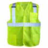 Occunomix Hi Viz Premium Mesh 5 Point Break-Away Vest, Lime, SM