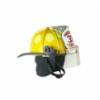 Bullard ReTrak™ Series Fiberglass Fire Helmets w/ 6” Brass Eagle without Traklite, Matte Yellow