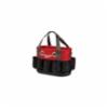 Milwaukee® Underground Oval Bag, 1680 Ballistic, Black / Red / Gray