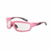Crossfire Infinity Clear Lens, Pearl Pink Frame Safety Glasses