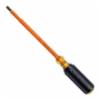 Klein® Insulated 1/4" Cabinet Tip Screwdriver w/ 7" Shank Length, 1000V Rated, 11-5/16" Length