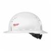 Milwaukee Full Brim Vented Hard Hat Class C with 4 PT Ratcheting (LG Logo)