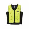 Ergodyne Chill-Its® Dry Evaporative Cooling Vest w/ Zipper Front, Yellow/Black, LG