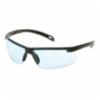 Pyramex® Ever-Lite Infinity Blue H2X Anti-Fog Lens with Black Frame Safety Glasses, 12/bx