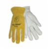 Cowhide Split Leather Back Driver Gloves, XL