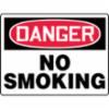 Accuform® Contractor Preferred Signs, "Danger No Smoking", Rust-Proof Contractor Preferred Aluminum, 10" X 14"