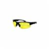 DiVal Di-Vision Safety Glasses, All Black Frame, Anti-Fog Amber Lens