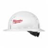 Milwaukee Full Brim Vented Hard Hat Class C with 4 PT Ratcheting (SM Logo)