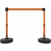 Banner Stakes PLUS Barrier Set X2, Orange Blank Banner