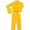 MCR Wizard Double Coated Rain Suit, Yellow, Small