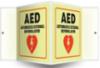 AED Glow Projection 3D Plastic Sign, 6" X 5"<br />
<br />
