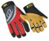 Ansell Ringers Glove Kevlar® Stitched Rope Rescue Gloves, Red, MD
