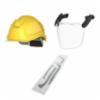 Ceros® XP250 Hard Hat with Click-and-Go® Magnetic Face Shield Kit and Reflective Sticker Set