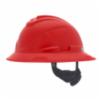 MSA V-Gard® C1™ Heat Stress Full Brim Hard Hat, Non-Vented, Red
