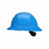 3M H-801 Series Full Brim Hard Hat, Vented, Blue, w/ UVicator
