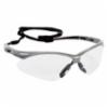Jackson Safety V30 Nemesis™ Safety Glasses, Silver Frame, Clear Anti-Fog Lens, 12/bx