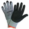 West Chester Black Foam Nitrile Palm Dip on Gray Nylon Shell, LG