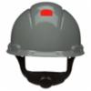 3M H-700 Series 4 Point Pressure Diffusion Ratchet Hard Hat w/ UVicator, Gray, 20/Case