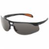 UVEX™ Protégé® Gray Lens, Black Frame Safety Glasses with HydroShield™ Anti-Fog Lens Coating