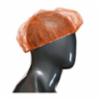 PIP Polypropylene Bouffant Cap, Orange, 21", 1000/cs