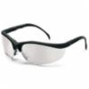 Klondike® Indoor/Outdoor Clear Mirror Lens, Black Frame Safety Glasses