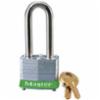 Keyed Differently, Steel Body Padlocks, Green