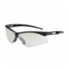 DiVal Di-Vision Semi-Rimless Safety Glasses with Black Frame, Indoor/Outdoor Lens and Anti-Scratch Coating