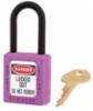 406 Series Safety Padlock, Keyed Differently, Purple