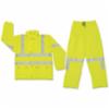 Class 3 Rain Suit, Two Piece w/ Jacket & Pant, LG