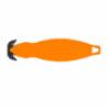 Klever Koncept Fixed Blade Safety Cut, Orange, 5¾", 10/pk