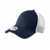 New Era Stretch Mesh Cap, Deep Navy/ White, MD/ LG