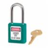 410 Series Safety Padlock, Master Keyed, Teal