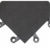 Wearwell Ergodeck Max Smooth, Charcoal, 7/8" x 18" x 18", 10/cs