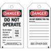 “Do Not Operate" Self-Laminating Tags, 10/pk