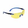 3M™ Solus™ 1000 Series Safety Glasses w/ Amber Scotchgard™ Anti-Fog Lens, Blue/Black Frame