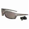 Livewire™ Gray Lens, Silver Frame Safety Glasses w/ Uvextreme Plus AF